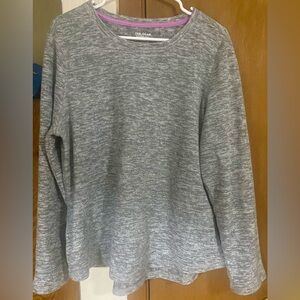 😊TEK Gear 21”PTP Sz: XLP Mingled Gray Sweatshirt